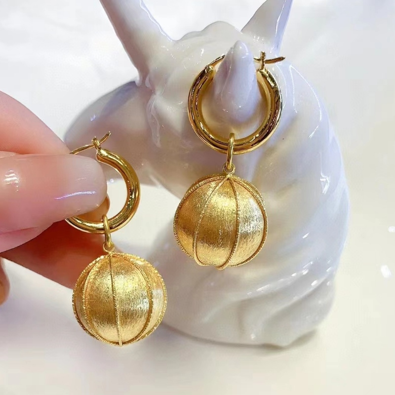 Tuochen Jewelry 18Kイエローゴールド女性用イヤリングを出荷する準備ができて