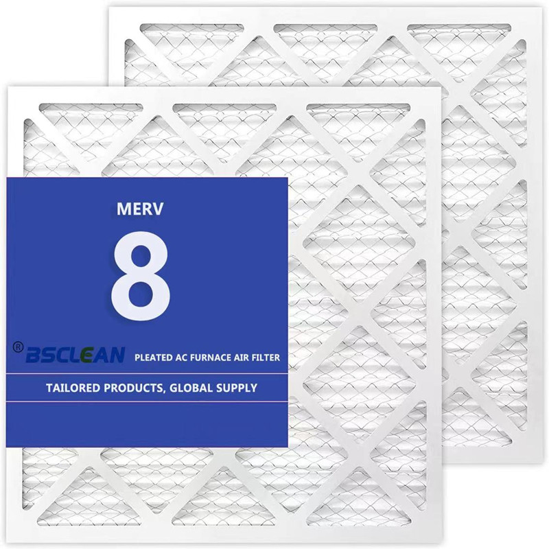 Amazon Hot Sale 20x 20x1 Merv 8 G4炉AC HVAC段ボールパネルPREフィルター