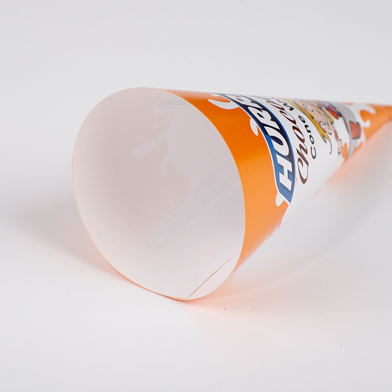 フードグレードアイスクリーム紙アイスクリームアイスクリームコーンコーンペーパーパッケージと印刷メーカーオンデマンドのデザインと生産