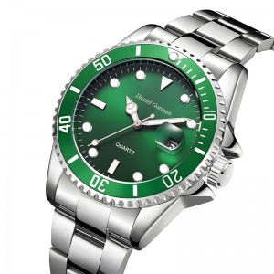 ダニエル・ゴーマン最高品質の男性\\\\のスポーツ時計防水クラシックステンレススチールストラップファッションメン\\\\