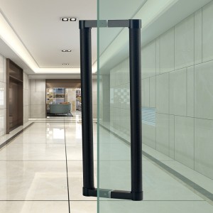 SS-022高品質の両面ナールレルドギャルズドアプル、ステンレス鋼モダンエントリドアハンドルバープル、マットブラック