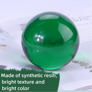 バルク40 50mmソリッドラウンド透明透明小型ジャグリングレッドブルー半透明の球体ボールアクリルクリスタルボールビーズ