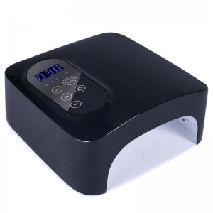 M&r 601Pro 72WコードレスLEDネイルランプ、充電式LEDネイルドライヤー、15600MAHワイヤレス高速マニキュアカーリングランプ、プロのジェルネイルライトネイルアートマニキュアツール（充電式）