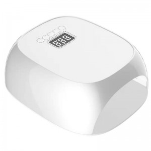 M&R 801ProコードレスLEDネイルランプ、ワイヤレスネイルドライヤー、72W充電式LEDネイルライト、4つのタイマー設定センサーを備えたポータブルジェルUV LEDネイルランプ、LCDディスプレイグリーン