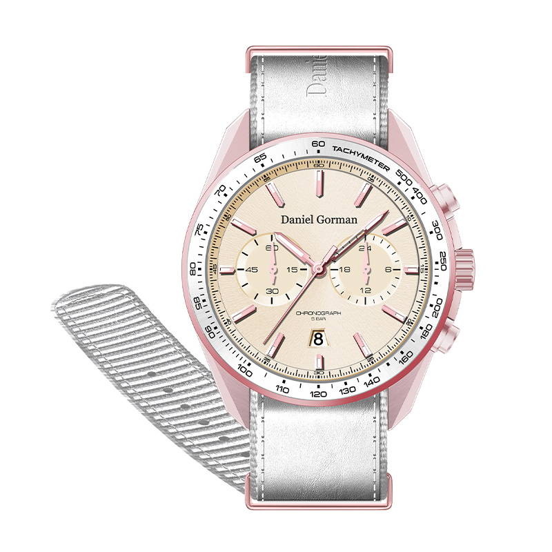 2022 Daniel Gormandg9005 Luxury Men Watches Custom Logo Automatic Wlistwatchステンレス鋼ダブルツアービヨンメカニカルウォッチ