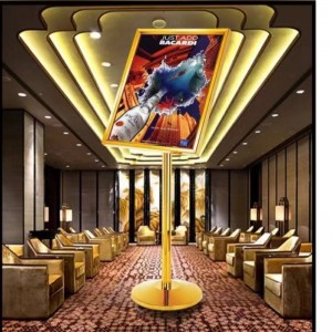 ホテルレストランロビーブランドディスプレイラック広告ラック