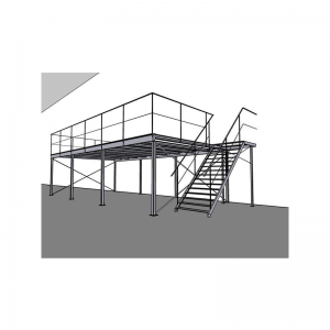 スチール構造プラットフォームフロア