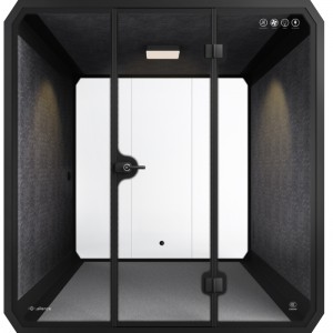 可動式サウンドオフィス電話ブース電話ブースオフィスミーティングポッド速いサウンドプルーフブースを迅速に組み立てる