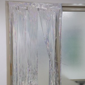 卸売り1*2m誕生日パーティーのためのホイルレインカーテン