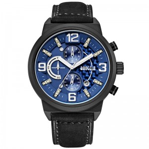 Baogela Men \\\\ \'S Black Sports Quartz Watch Liedure Fashion Analog Timing Watch Display Men \\\\\' S Watch1709 Black Blue