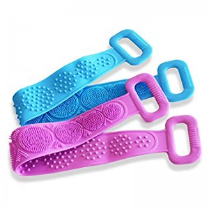 シリコンバスブラシの入浴ベルト