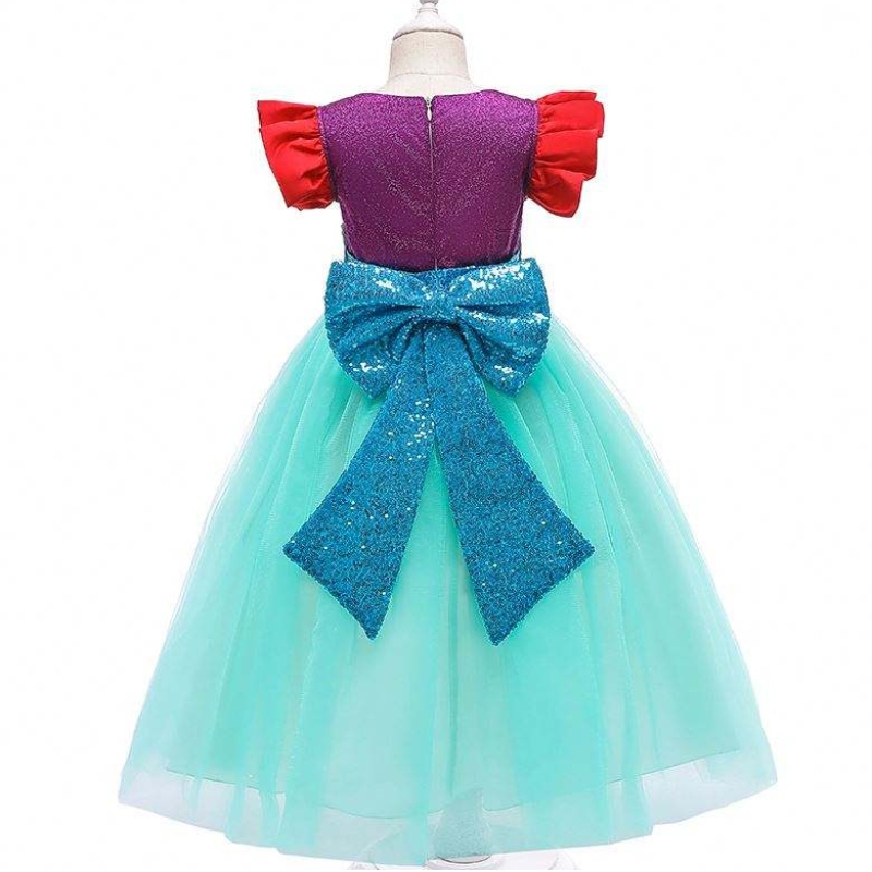 Baige Kids MermaidAriel Princess Girl Dress Halloween Performance Cosplay Costume Mry002