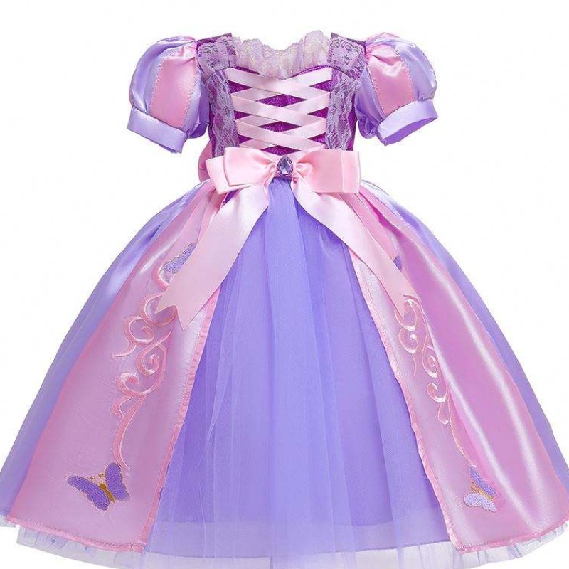 Baige Halloween Costume Kids Birthday Party Childrencancy Up Sofia Dress for Girls Rapunzel Princess Dress