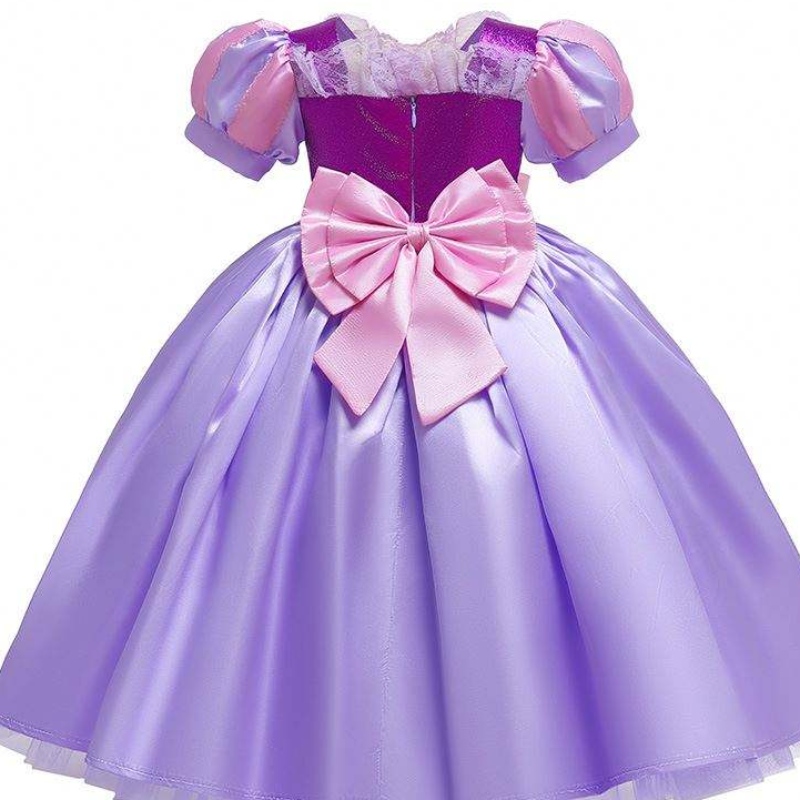 Baige Halloween Costume Kids Birthday Party Childrencancy Up Sofia Dress for Girls Rapunzel Princess Dress