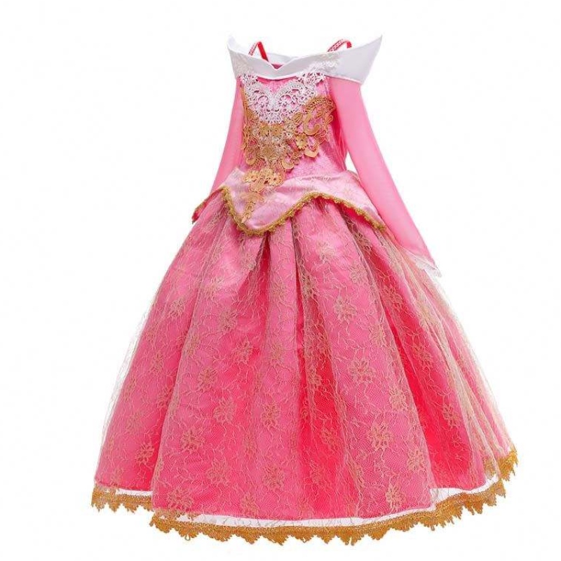 女の子のプリンセスドレスアップ眠れる森の美女ピンクプリンセスコスチューム3-10Y HCSP-001