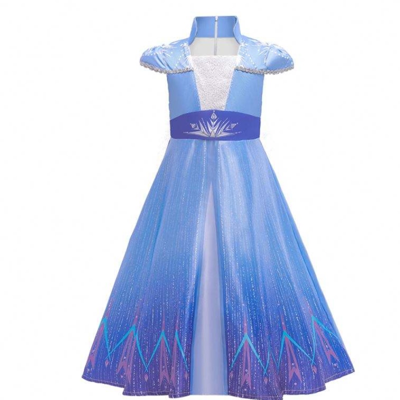 新しいエルザフロックファッション半袖コートハロウィーン妖精プリンセスチャイルドコスプレコスチューム