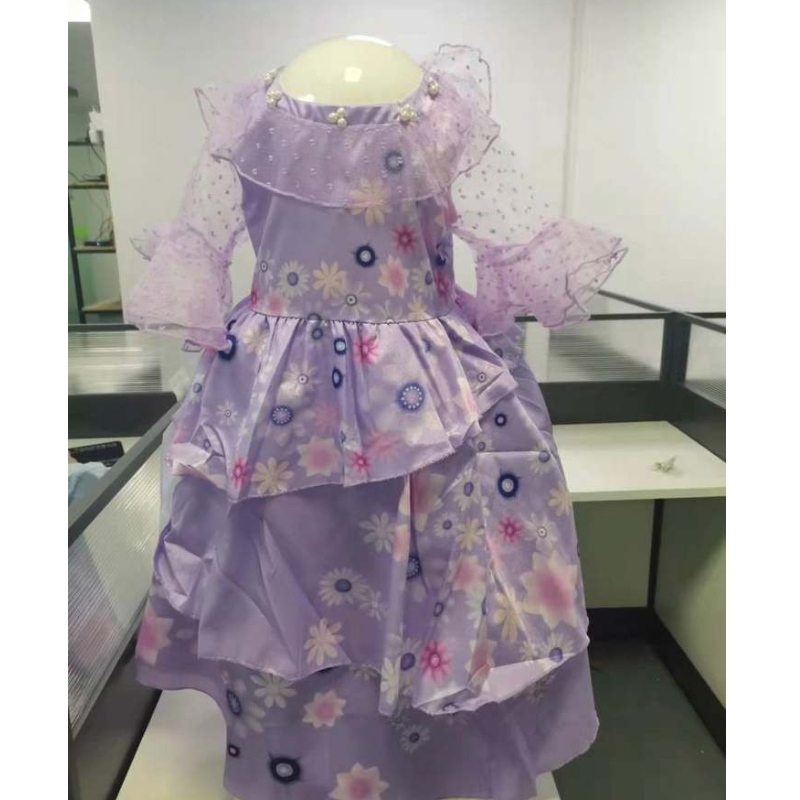 2022年の女の赤ちゃんドレスミラベルガールプリンセスドレスエレガントなイブニングパーティーチュチュプロムガウンエンカントチルドレイコスプレコスチューム