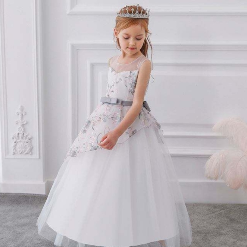 誕生日のプリンセスボールガウンファッションガールの高品質の長いドレス\\ 'sドレスlp-250