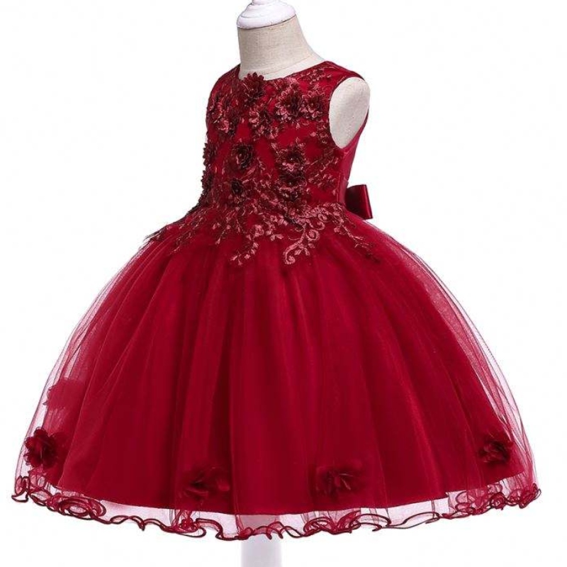 Baige High End Kids Dress Puffy Sequin Sequin Fairy Princess Flower Girl Tulle Dress Ball Dresses for Girls