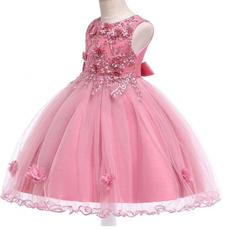 Baige High End Kids Dress Puffy Sequin Sequin Fairy Princess Flower Girl Tulle Dress Ball Dresses for Girls