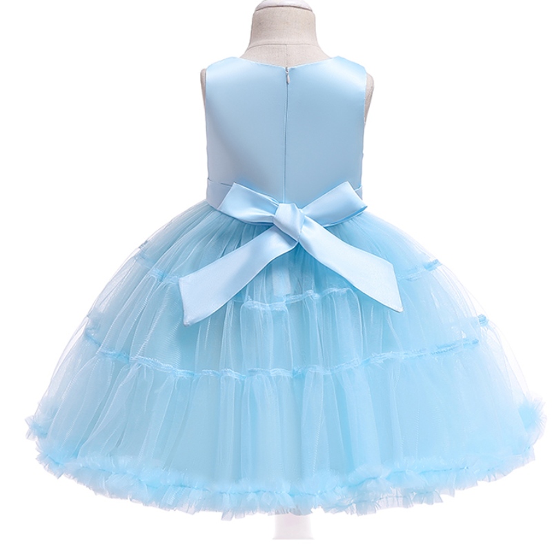 Ansooの最新のヨーロッパとアメリカの子供たちは花ユニコーンケーキスカートプリンセスチュチュ因果ドレスを着た