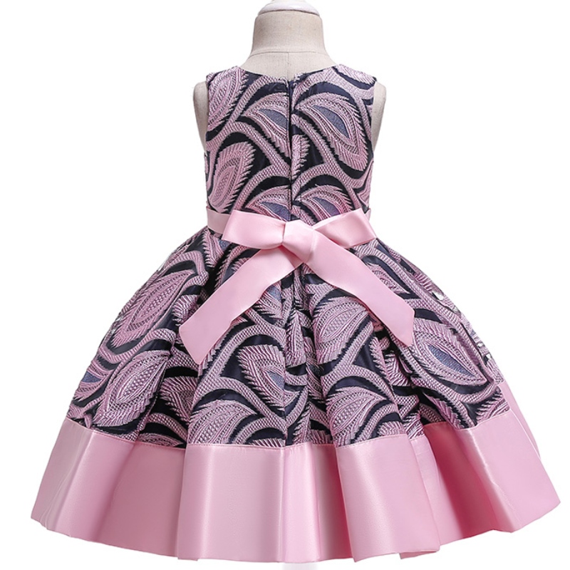 Ansoo Christmas Princess Girls Girls花刺繍ドレスエレガントキッズガールウェディングパーティーピンクドレスハロウィーンガール