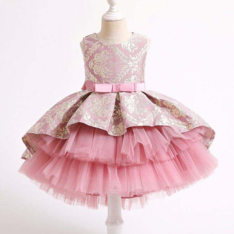 Baige Kids Baptism Dresses First Communion女の女の子のパーティードレス子供のフロックデザイン