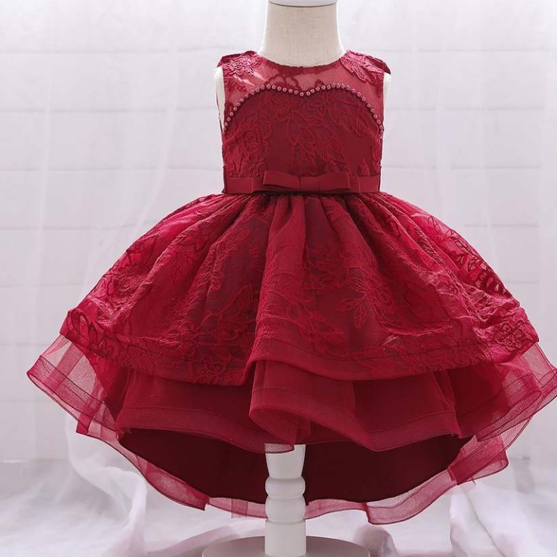 2020新しいデザインチルドレン服の赤ちゃんフロックデザイン写真フラワーガールズドレスT1939xz