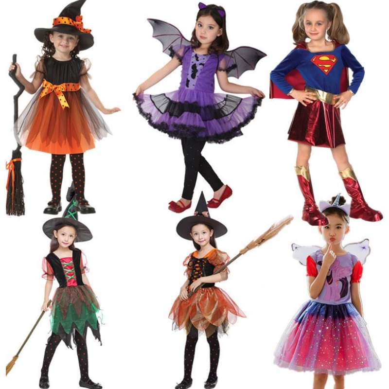 魔女の日のためのかわいい姉妹\\のハロウィーンコスプレコスチュームダンスファンシーアニメコスチューム