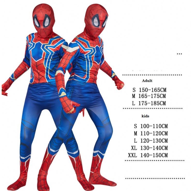 キッズコスチューム互換性のあるスーパーヒーローコスチューム - スーツキッズハロウィーンコスプレコスチューム3Dスタイルのスパイダーマンスーツ