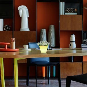 RGBカラーチェンジLED植物ポットテーブルランプタッチコントロール、リビングルーム用のソリッドウッドベースのあるモダンなシンプルなPEプラスチック製フラワーポットLEDテーブルランプ/bedroom/office