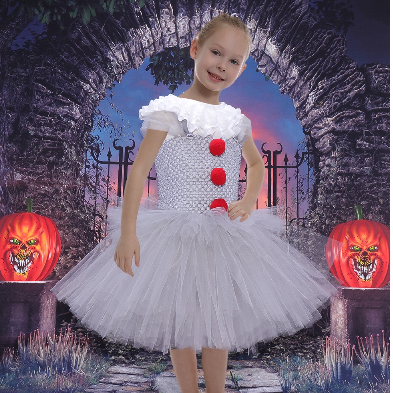 アマゾンホットセラーリトルガールズコスプレコスチュームハロウィーンパーティー用のドレス