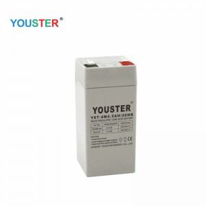 低い自己充電レートAGMバッテリー4v4.0AH 20時間スケールシステムバッテリー鉛酸バッテリー