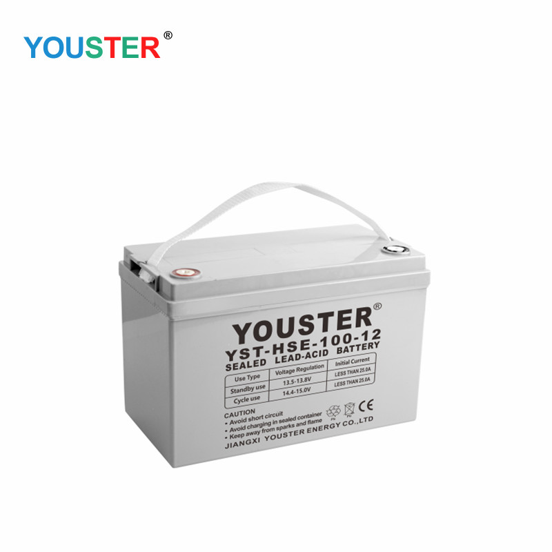 Youster AGMディープサイクルジェル鉛酸インバーター12V200AHストレージジェルソーラーバッテリー