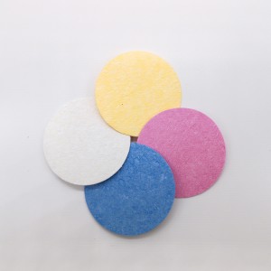 生分解性セルロース顔面スポンジ圧縮セルローススキンケア顔スポンジ