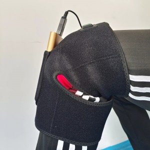 2 pcs赤外線赤光線治療アーム・ベルト、660 nm / 850 nmの波長、肩、背中、足ひざなどのための携帯用の赤い光線療法パッド。