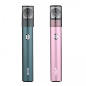 加熱された目のマッサージ器ワンド-イオンフェイシャルマッサージツール、42℃の熱＆振動アイローラーは、本質的な吸収を促進し、アンチエイジングは、暗い円、ふわふわの目、アイバッグ除去を排除