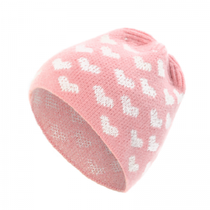 反射的な糸ジャクアードニット帽子