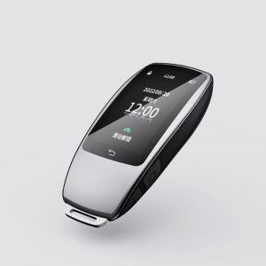 スマートリモートコントロールカーキー、プッシュスタートエンジンと互換性のあるキーレスエントリのアップグレード、LCDディスプレイオートロック&ロック解除、すべて1つのキーFOBハードウェア交換、ツールキット付きオプションのカーロゴ