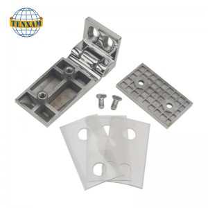 シングルエッジ90度ガラスクランプ