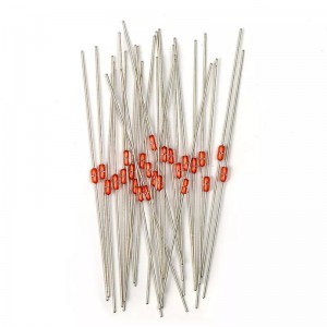 MF 58ガラス封入ガラス被覆サーミスタ温度測定NTCサーミスタ