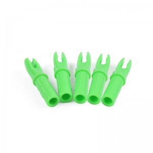 カーボンアローのためのelongarrowアーチェリー矢印ノックアルミニウム矢印アーチェリーアクセサリーノック