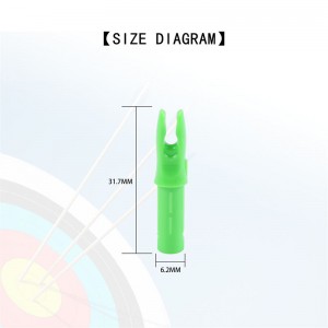 カーボンアローのためのelongarrowアーチェリー矢印ノックアルミニウム矢印アーチェリーアクセサリーノック