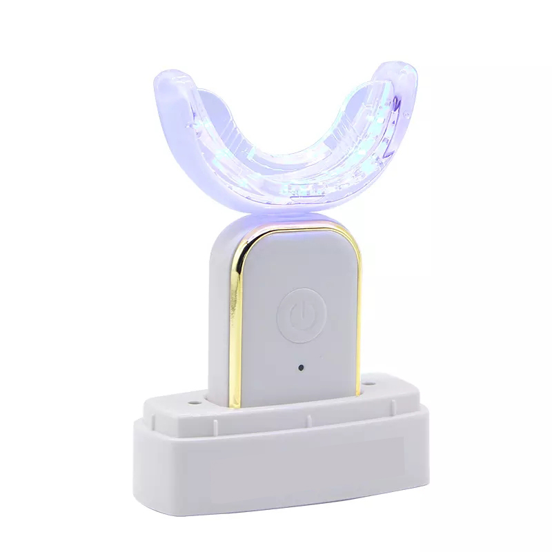 高度なワイヤレス充電新しいデザイン歯ホワイトニングLEDライト2022雪の歯ホワイトニングライトプライベートラベルスマート充電式LEDライトキットOEMホーム使用