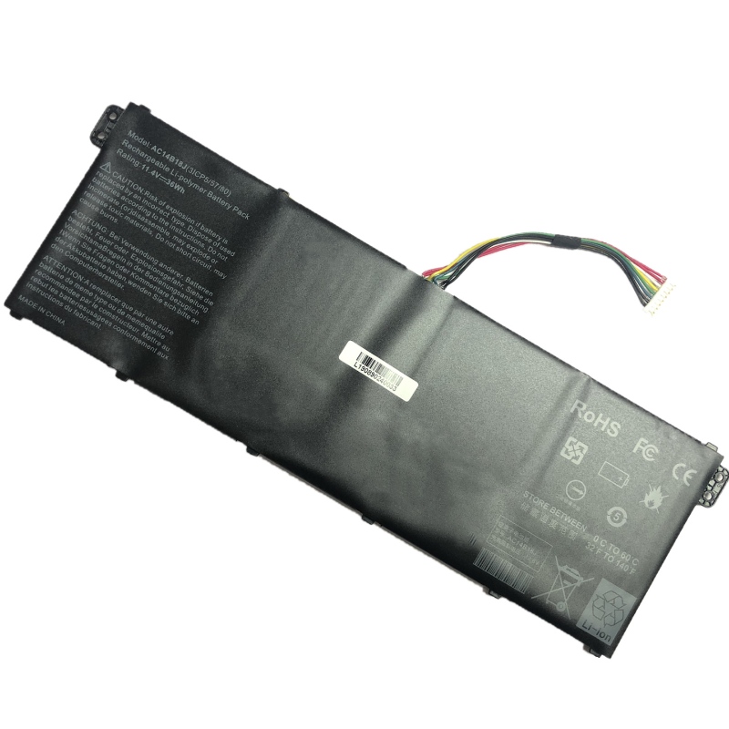 Acer Aspire E3-112 B115 V5-122 132 V3-111 P N15W4 N15Q3 MS2394 EX2519 AC14B18J AC14B13Jラップトップバッテリーに適しています