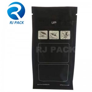 窓付きの子供に耐性のある平らな底部ポーチ