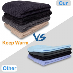 男性のためのビーニーハット、男性のための前かがみのビーニーは女性のための帽子を編む&\\
春夏秋の冬