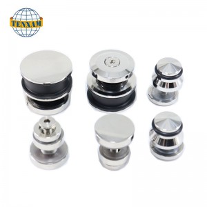 ステンレススチールガラスシャワースライディングドアハードウェアフィッティングバスルームスライディングドアスライドローラー付き