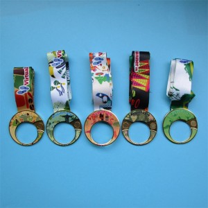 リボンネックメダルカスタムデザイン印刷金属の組み合わせメダルお土産