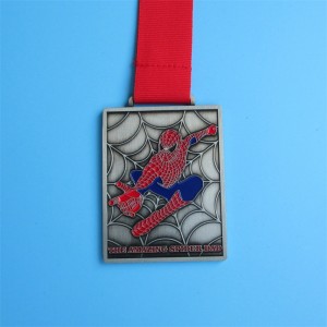 カスタムメダルデザイン漫画キャラクター3Dシェードソフトエナメルメタルメダル販売